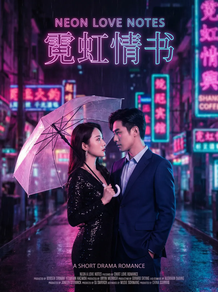 薄荷奶糖1v2一只豆苗全文 热播都市爱情短剧 - 霓虹情书海报